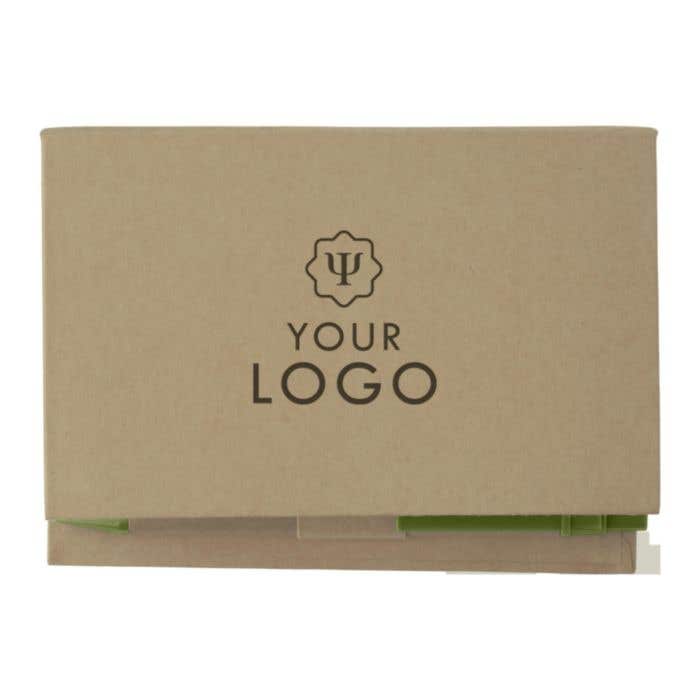 Memo holder Glenn | Cardboard | With ruler and ballpen