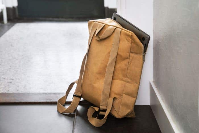 Sac à dos en papier laminé Samanta