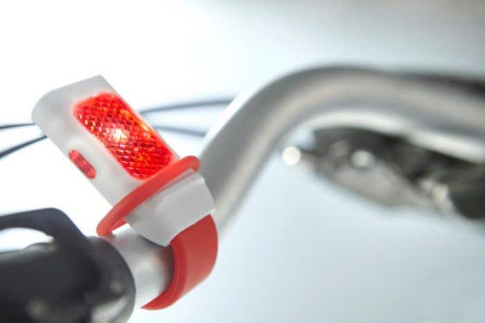 Bicycle light Duncan | Plastic | 3+1 LED | Silicone strap