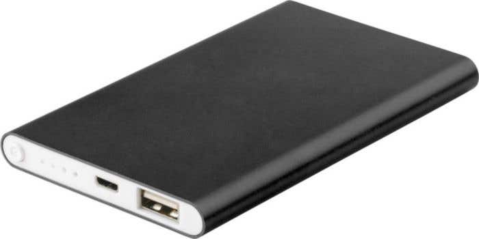 Aluminium power bank Ezra