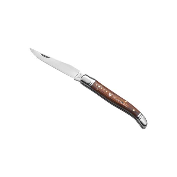 Steel and wood pocket knife Lisandro