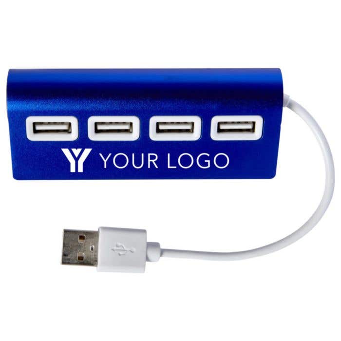 USB-hub Leo | Aluminium | 4 poorten