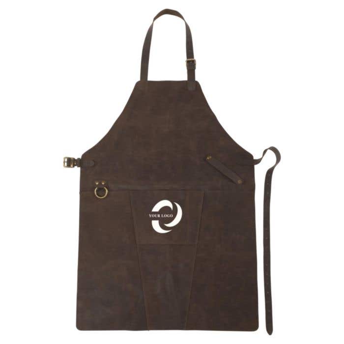 Split leather apron Nori