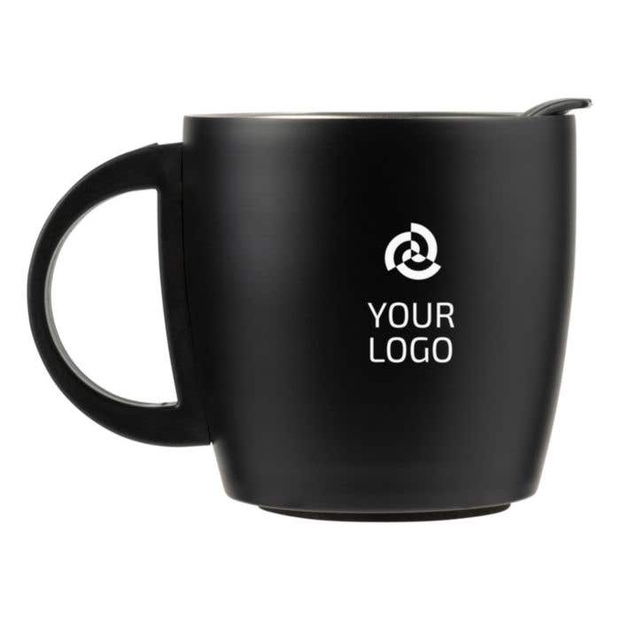 Caneca de viagem de parede dupla, em aço inoxidável Rania