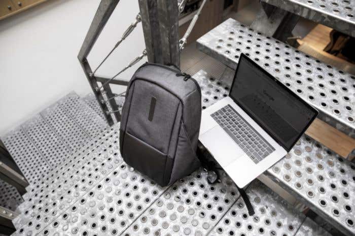 PVC laptop backpack Aliza