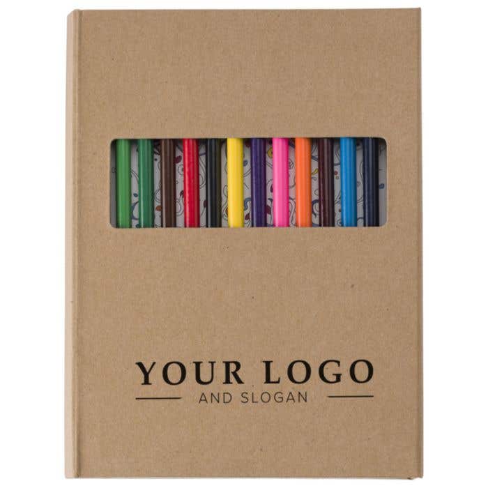 Coloring set Kora | Cardboard | 12 items