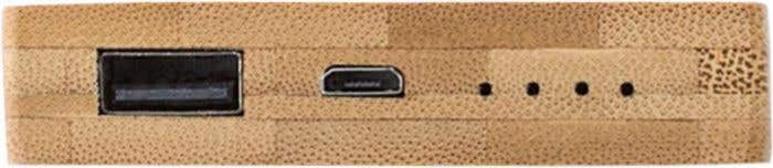 Chargeur en bambou de 4 000mAh Ruby