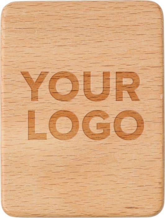 Support de téléphone en bois d'hévéa Nyla