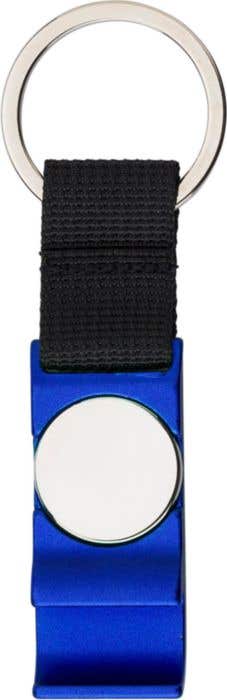 Sleutelhanger Lionel | Aluminium | Flesopener | Winkelwagenpenning
