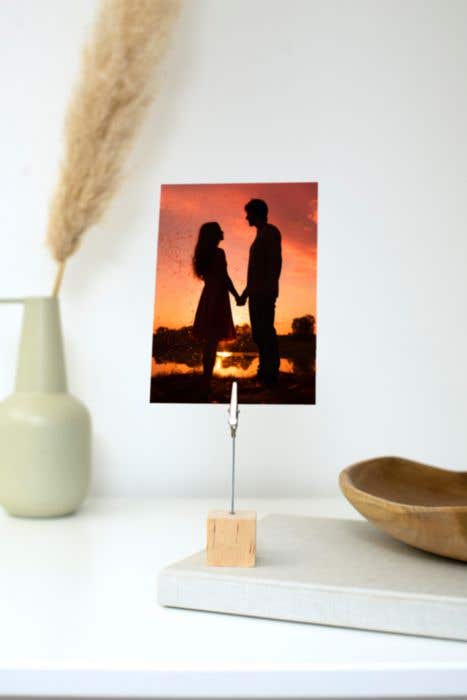 Porte-clips en bois Malia