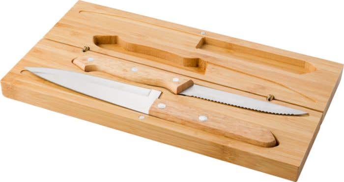 Messenset Tony | Bamboe | 2 st | Magnetische doos