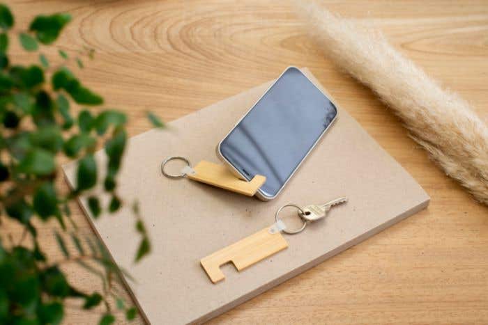 Bamboo key holder with phone holder Orlando