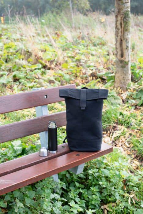 Zaino roll-top in poliestere Micah