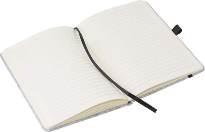 Notitieboek Harper | Gerecycled vilt | A5 | Gelijnd