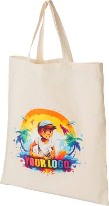 Cotton bag Maila | Cotton 110 g/m² | Short handles
