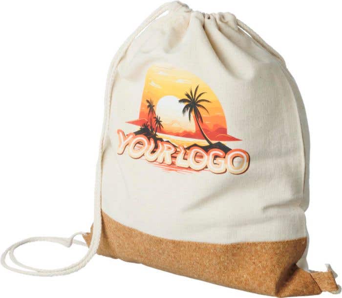 Rucksack Tianna | Cotton 250 g/m² | Cork | 1.2 l