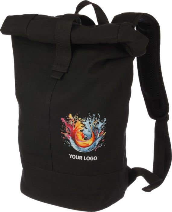 Polyester-Rolltop-Rucksack Micah