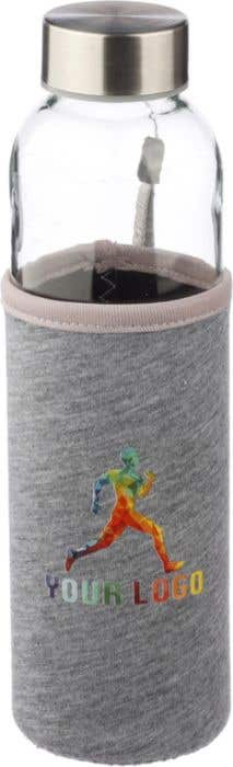 Glass bottle (500 ml) with neoprene sleeve Nika