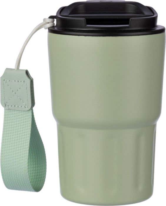 Stainless steel double walled mug Louisa