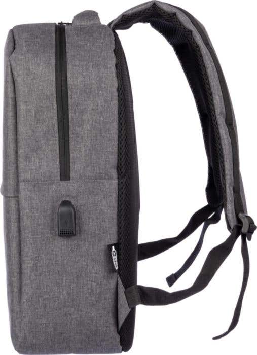 Laptoptas Henrik | Gerecycled | USB-poort