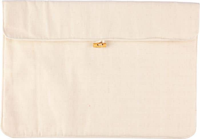 Pochette ordinateur portable en coton 220 gr/m² Dirk