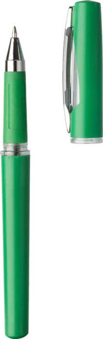 Penna roller in ABS con refill gel nero Karin