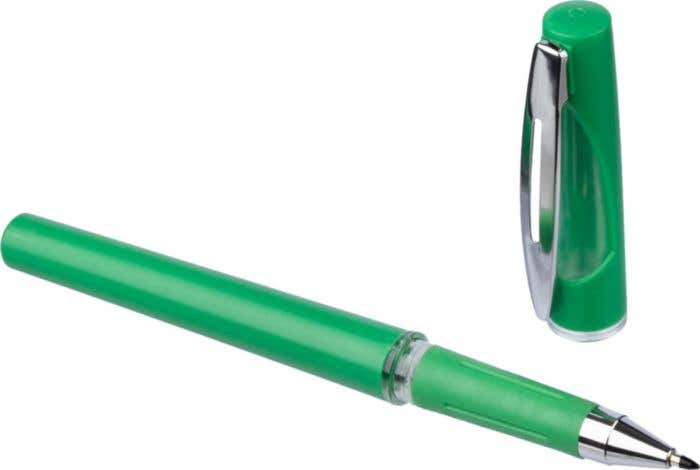 Penna roller in ABS con refill gel nero Karin