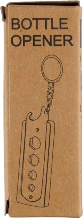 Llavero multifunción de bambú Klaus