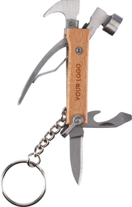 Key chain Heinrich | Bamboo | Multitool