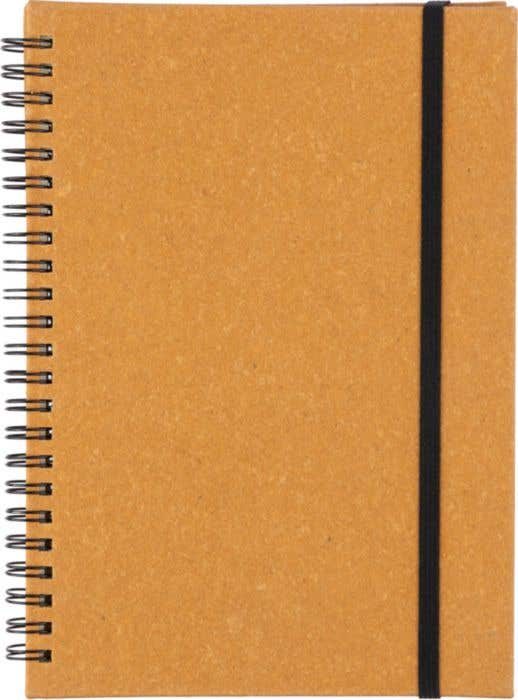 Recycled leather notebook A5 Egon Original