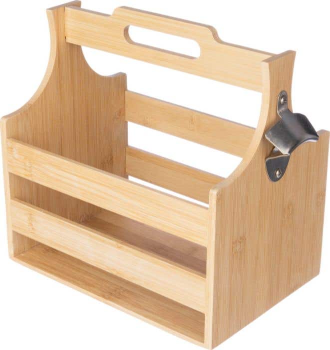 Bottle holder Hans | Bamboo | With opener