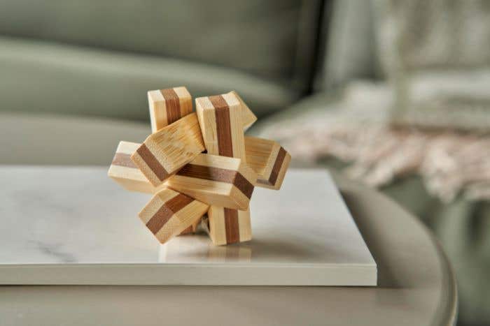 Houten geduld-spel Inge