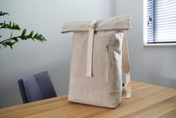 Backpack Margarete | Hemp | Roll-top | 24 l