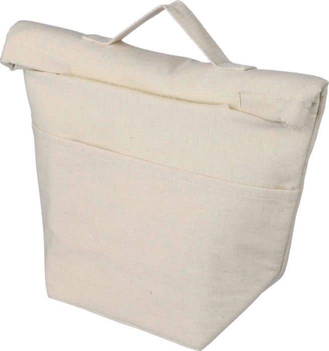 Recycled cotton (220 gsm) rolltop cooler bag Faith