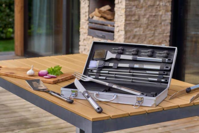 BBQ set Dawn | Stainless steel | Suitcase