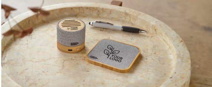 Draadloze speaker Cory | Bamboe