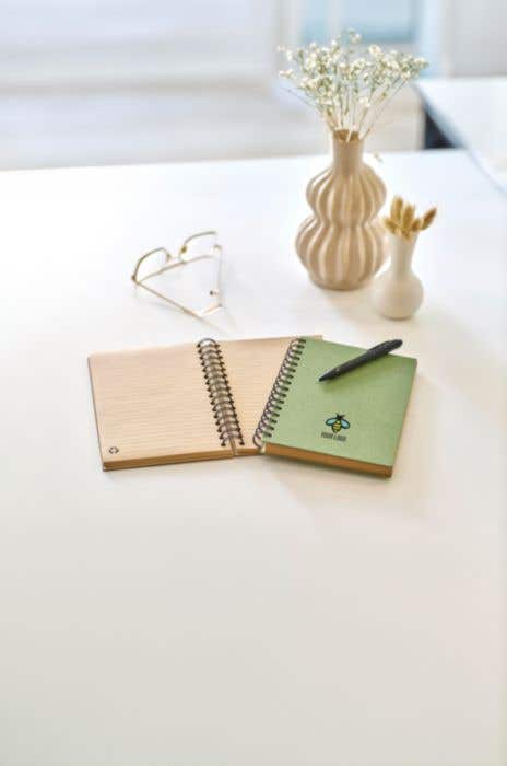 Recycled carton hardcover notebook Caleb