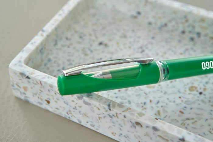 Penna roller in ABS con refill gel nero Karin