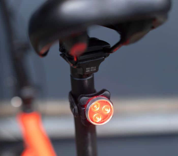 Bicycle light set Elisabeth | Plastic and silicone | Rechargeable | 4 modes