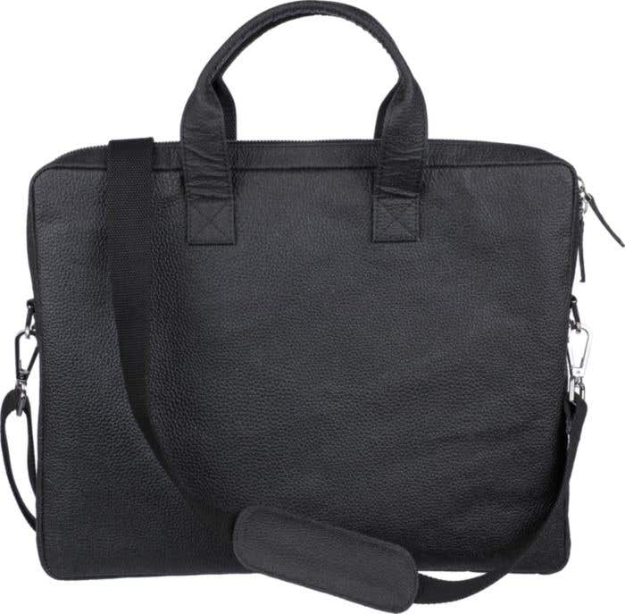 Tomato leather laptop bag Lillian