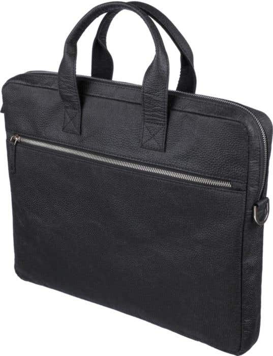 Tomato leather laptop bag Lillian