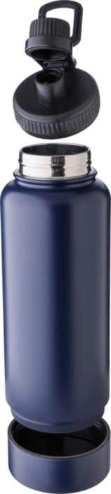 Stainless steel double-walled drinking bottle 1000 ml Nathaniel