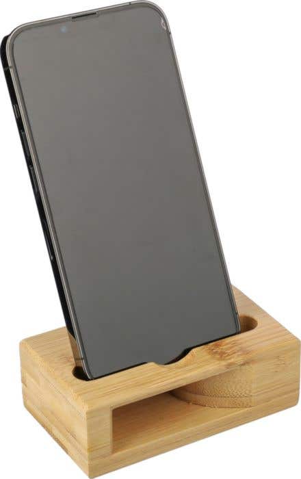 Telefoonstandaard | Bamboe | Geluidsamplificator