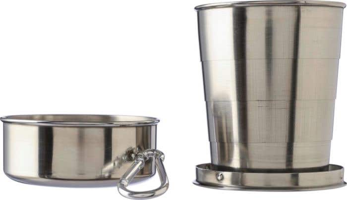 Vaso plegable de acero inox. Annette
