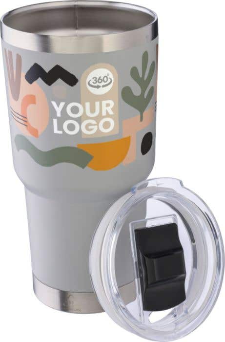 Stainless steel double-walled drinking mug 590 ml Arnold