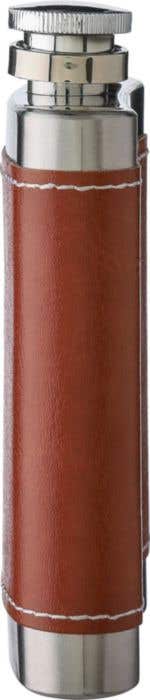 Flasque en acier inoxydable et PU de 100 ml Cedric