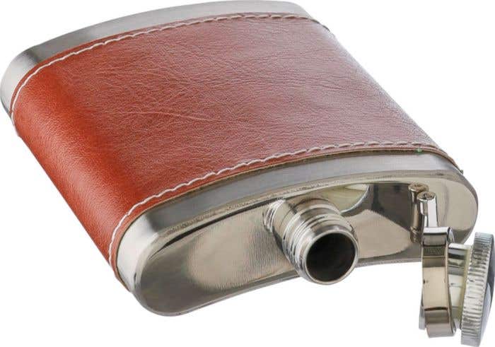 Flachmann aus Edelstahl Cedric