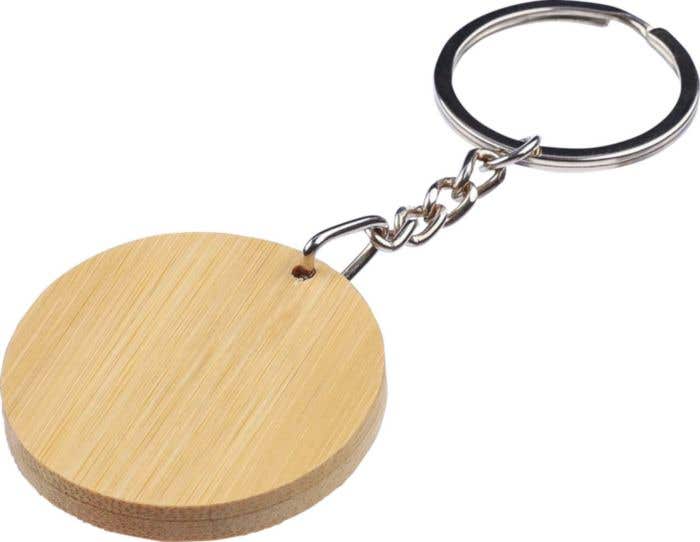Sleutelhanger Gene | Bamboe | Rond