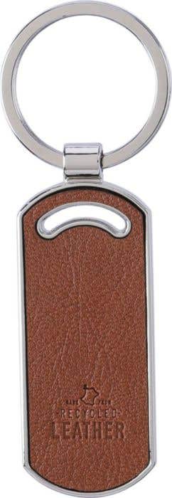 Key chain Jill | Recycled | Leather | Oval