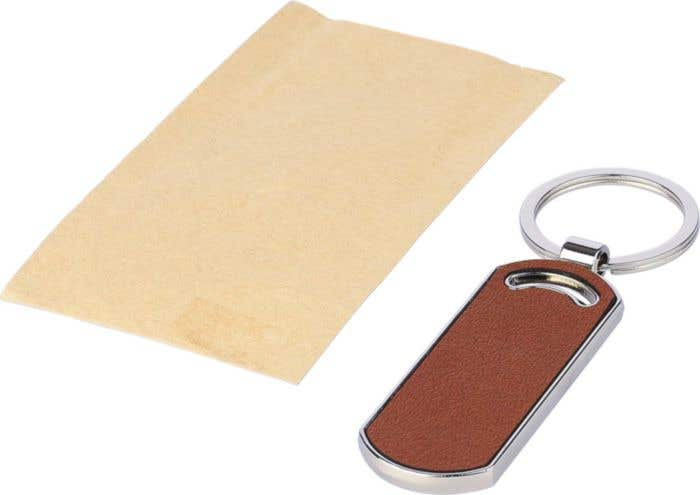 Key chain Jill | Recycled | Leather | Oval